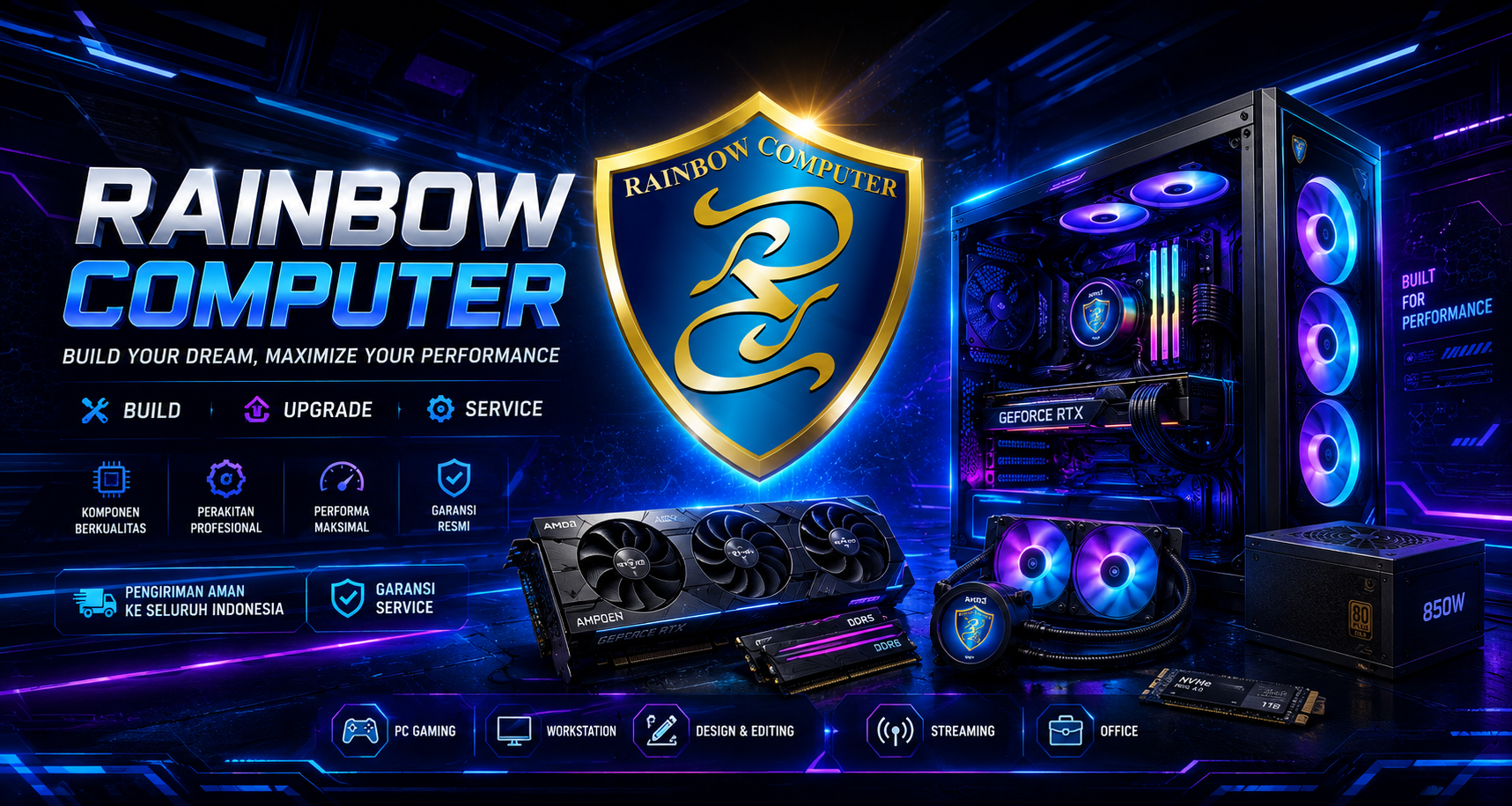 Rakit PC Rainbow Computer